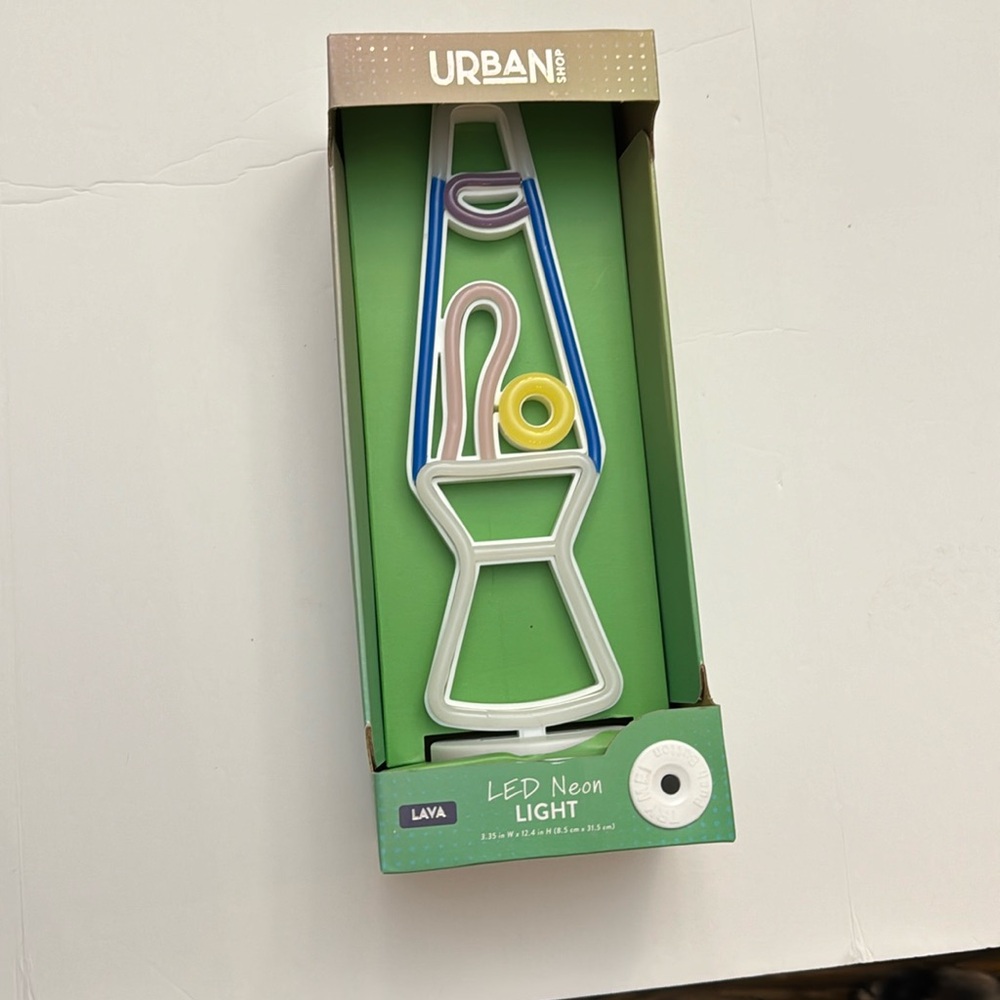 Deco LED neon light lava lamp